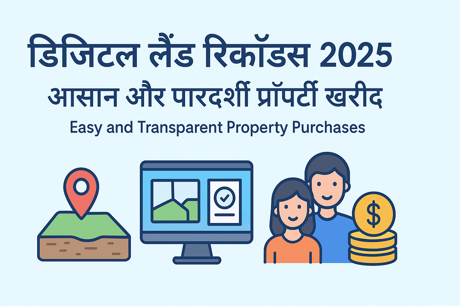 🌐 Digital Land Records by December 2025: कैसे रियल एस्टेट खरीदना बन रहा है आसान और पारदर्शी