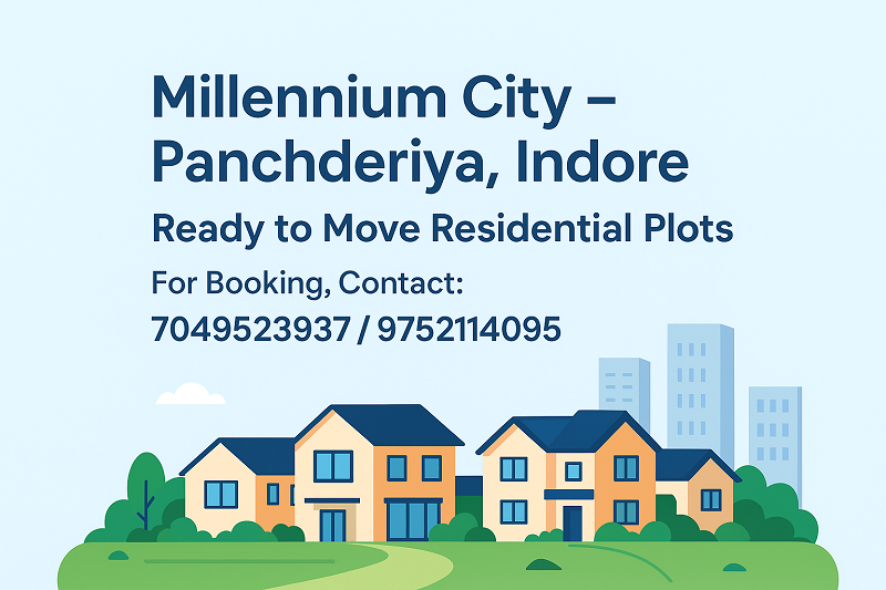 🏙️ Millennium City – Panchderiya, Indore | 300 Ready to Move Residential Plots